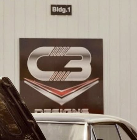 C3 Designs sign on Bldg. 1 in Sanger, Texas